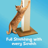SmartCat Pioneer Pet Ultimate Scratching Post 32-inch Beige