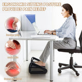 CasaZenith Foot Rest, Six Heights Adjustable Foot Rest for Under Desk at Work, Ergonomic Foots Stool for Under Office Desks, Under Desk Footrest with Foot Massage Roller, Chair Footrest for Leg Rests