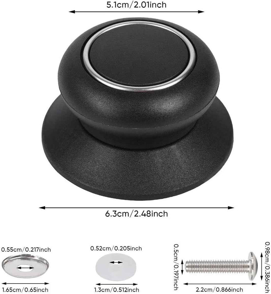 Durable Bakelite Pot Lid Knob for Easy Installation and Heat Resistance