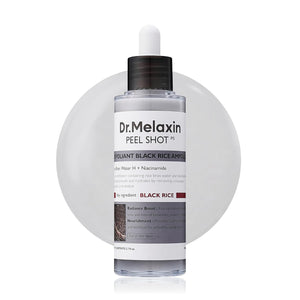 Dr.Melaxin peel shot glow black rice peeling ampoule 80ml gentle exfoliating korean skincare