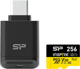Silicon Power 128GB U3 SDXC Micro SD Card for Cams, DJI Pocket, and Drones with High Speed 100MB/s