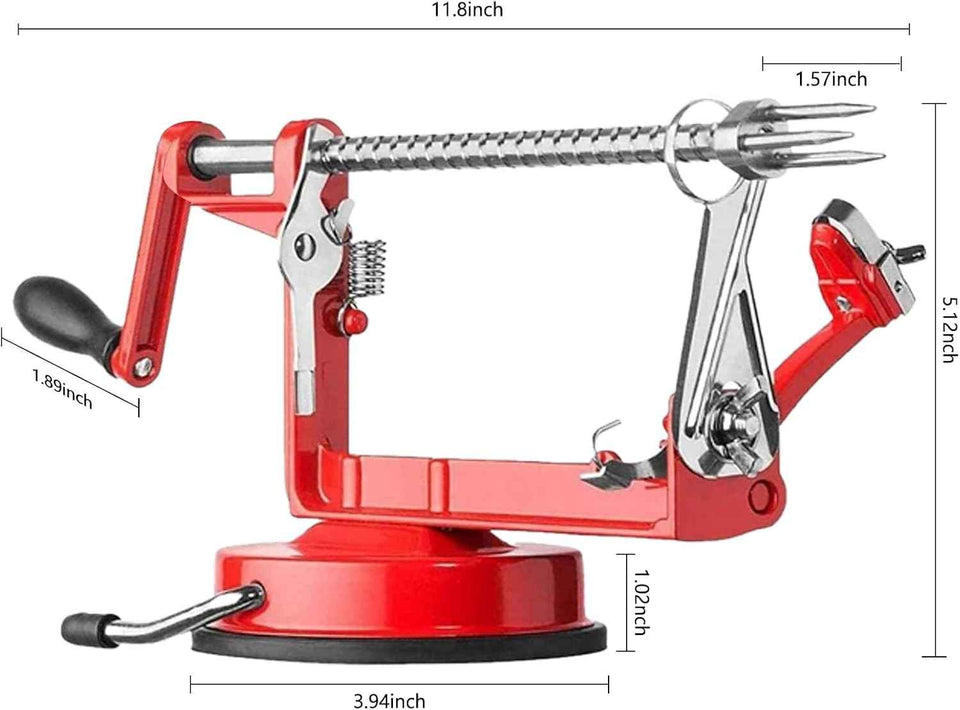 TIGWIN Apple Peeler Slicer Corer - Peel, Slice & Core Apples and Potatoes in One Motion
