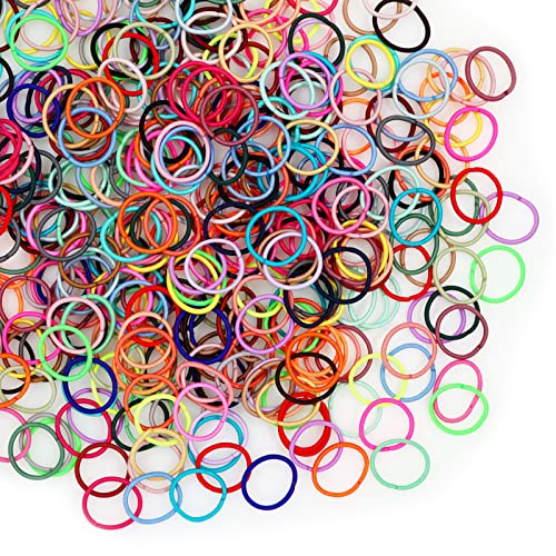 200pcs small hair ties for baby girls infants toddlers kids, elastic hair ponytail holder accessories