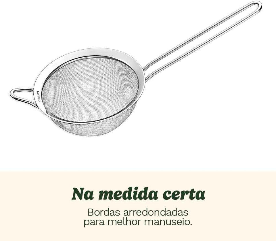 Cuisinart Mesh Strainers, 3 Count (Pack of 1) Set, CTG-00-3MS Silver