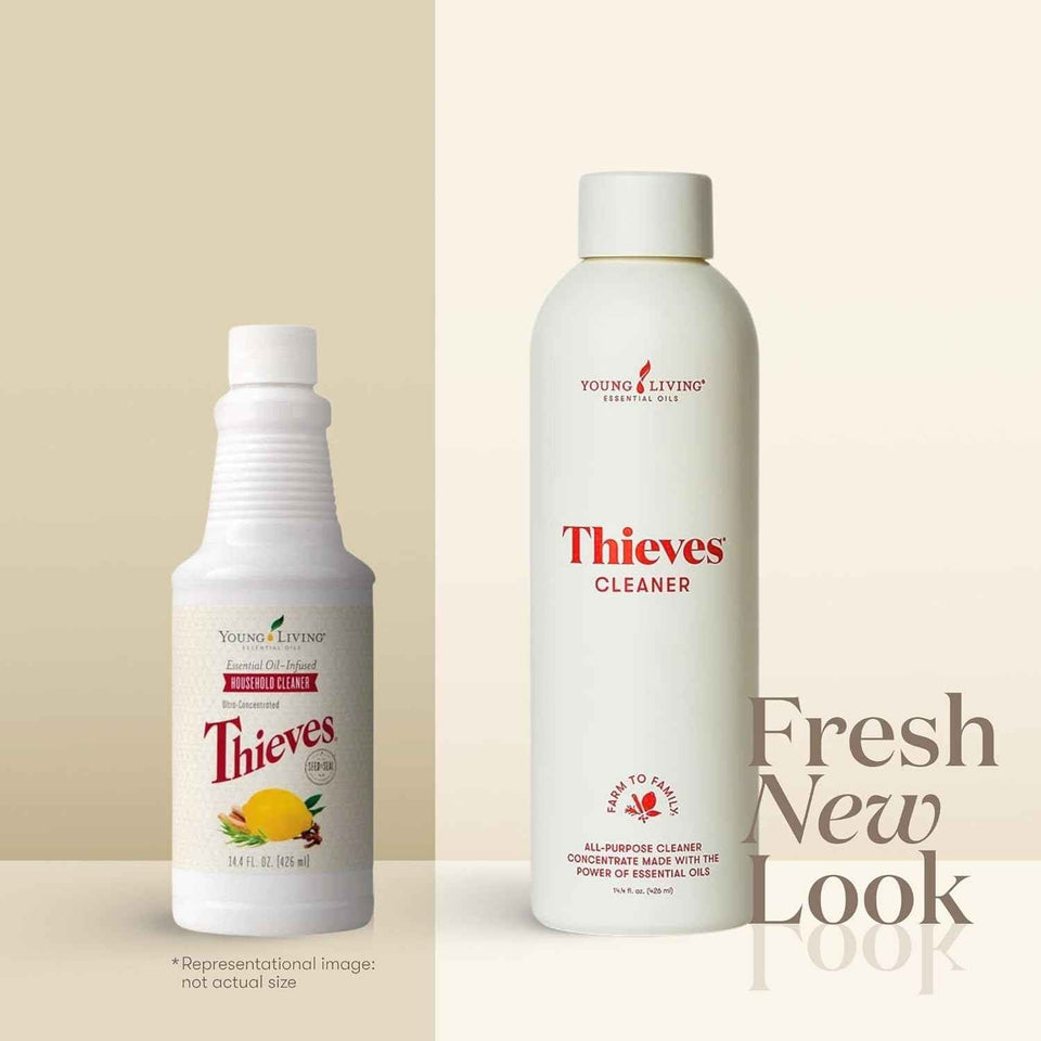 Thieves Household Cleaner | Plant-Based Multi-Surface Solution Infused with Essential Oils for Floors, Carpets, Glass, Counters, Appliances
