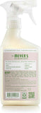 MRS. MEYER'S CLEAN DAY Vinegar Gel Cleaning Spray, Bathroom Use, No-Rinse Formula, Apple Blossom, 16 Fl Oz, Pack of 1
