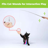 Catify by Best Pet Supplies Interactive Cat Toys – Plush, Motion-Activated & Squeaking Toys with Premium North American Catnip for Indoor Cats & Kittens - Squeaking Mice Set, Beige & Gray