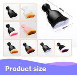 Car Interior Detailing Brush Soft Bristle Cleaning Brush for Auto Detailing and Dusting Black