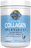 Garden of Life Grass Fed Collagen Peptides Powder Unflavored Collagen Powder for Hair Skin Nails Joints, Hydrolyzed Collagen Protein Supplements, Collagen for Women & Men, 28 Servings