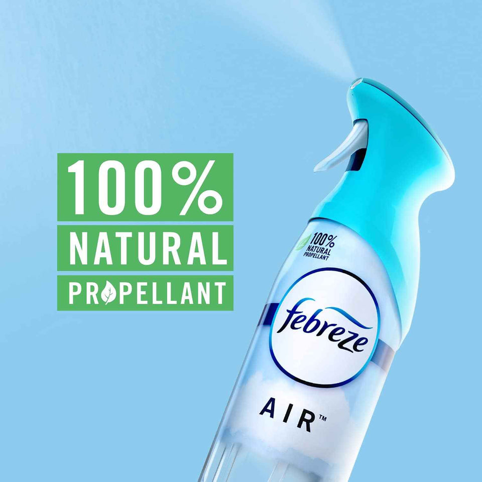 Febreze Air Mist Air Freshener Spray, Odor-Fighting Room Spray, Air Fresheners for Home and Bathroom and Kitchen, Aerosol Can, Linen & Sky Scent, 8.8oz (Pack of 2)