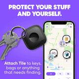 Tile by Life360 Mate - Bluetooth tracker for keys, bags, and more with phone finder and SOS alert