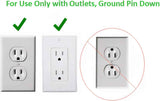 Sleek Socket original flat ultra-thin outlet concealer with extension cord kit, 3ft, multi-outlet power strip for home improvement