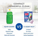 O-Cedar PACS Hard Floor Cleaner, Lavender Scent 10 Count (1-Pack) | Made with Naturally-Derived Ingredients | Safe to Use on All Hard Floors | Perfect for Mop Buckets