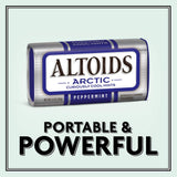 altoids arctic peppermint breath mints sugar free 1.2 oz tin pack of 8
