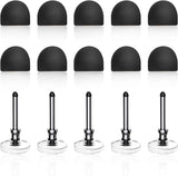 Bopomofo Stylus (5 Pcs), 2-in-1 Stylus Pen for Touch Screen, High Precision and Sensitivity, Suitable for iPhone/ipad/Android Tablets, Compatible with Touch Screens (Black/White/Blue/Rose Gold/Silver)