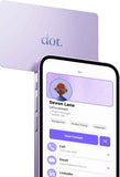dot. Card - Digital Business Card - Tap Compatible with iPhone & Android (Black)