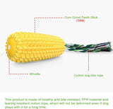 Carllg Dog Chew Toys for Aggressive Chewers, Indestructible Tough Durable Squeaky Interactive Dog Toys, Puppy Teeth Chew Corn Stick Toy for Small Medium Large Breed
