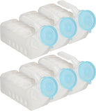 MedVance 1000ml spill-proof portable urinals for men, 2 pack with glow in dark and leak-proof lid