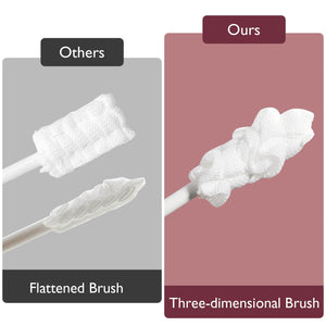 Momcozy Baby Tongue Cleaner Gauze, Baby Toothbrush Disposable Oral Cleaner, Toddler Tooth Brush for Tooth Mouth Gum Clean, Infant Toothbrush Oral Cleaning Stick, Baby Oral Cleaner Newborn, 40 Count