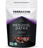 Terrasoul Organic Medjool Dates, 2 Lbs, USDA Certified, Non-Gmo, Gluten Free, Vegan, Farm Fresh