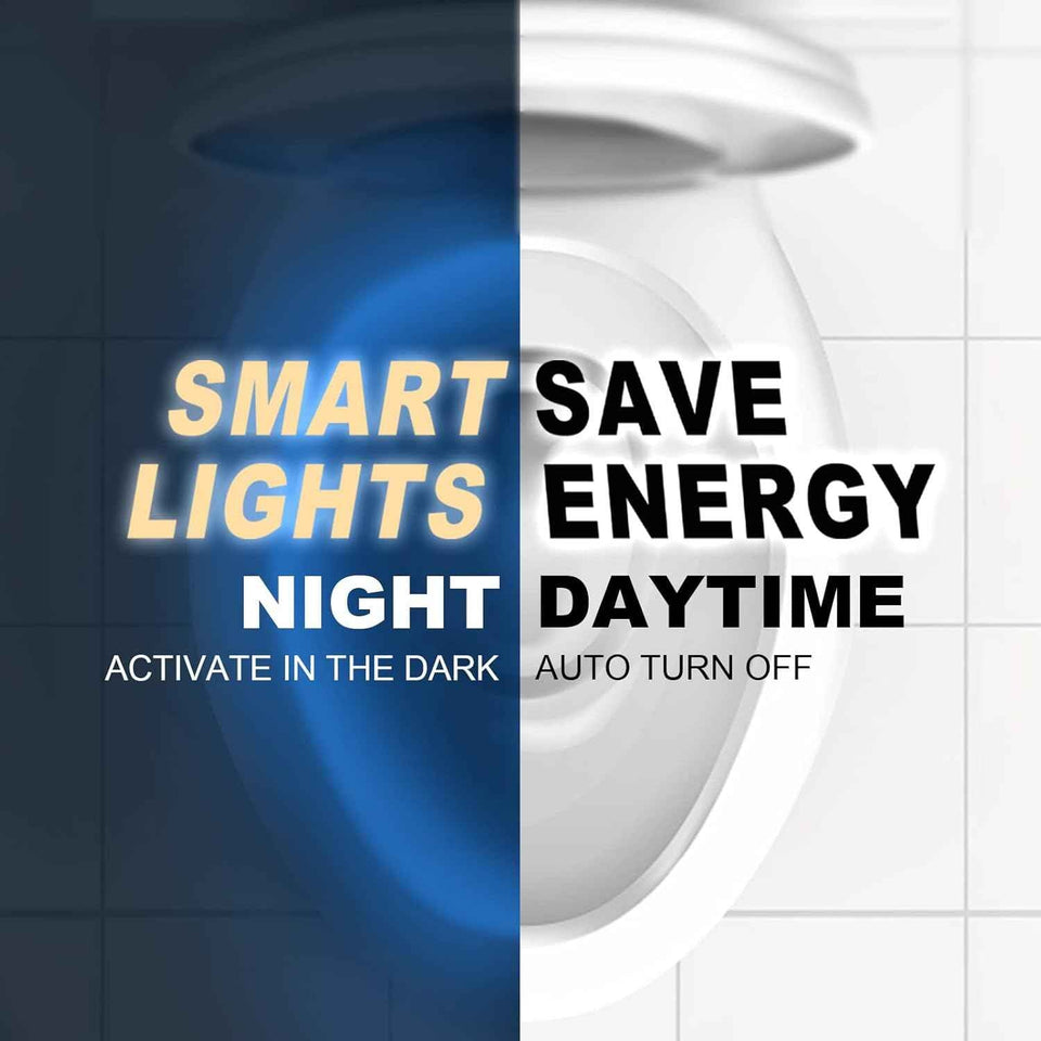 MIEFL Toilet Light Motion Sensor 16 Colors Changing (2 Pack),LED Glow Bowl inside Toilet Light, Smart Night Light for Bathroom, Cool Funny White Elephant Gag Gift Christmas Dad Teen Boy Girl Men Women