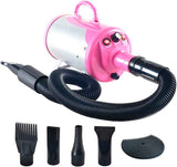 SHELANDY Groomer Partner Pet Hair Force Dryer Dog Grooming Blower with Heater (Blue)
