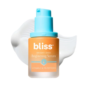 bliss vitamin c tri-peptide brightening barrier boost complex 15% radiant firm skin anti-aging face serum 1 fl oz