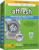 Affresh Washing Machine Cleaner, Cleans Front Load and Top Load Washers, Including HE, 6 Tablets