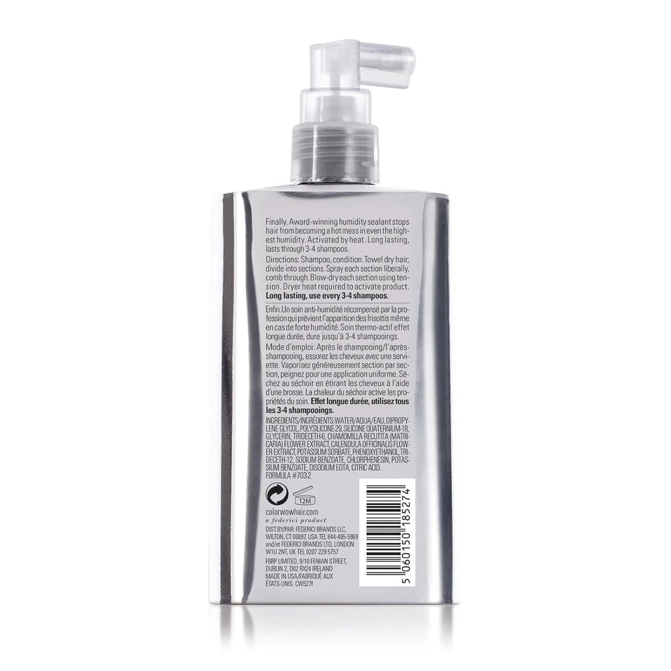 COLOR WOW Dream Coat Anti-Humidity Treatment Spray – Anti-Frizz Hair Smoothing Spray with Built-in Heat Protectant, Award-Winning Leave In Treatment for Glassy Smooth, Shiny Styles up to 3-4 Washes
