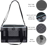 Vceoa Soft-Sided Cat Bag, 17.5x11x11 Inches, for Pets Up to 16 Lbs