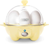 DASH Rapid Egg Cooker: 6 Egg Capacity Electric Egg Cooker for Hard Boiled Eggs, Poached Eggs, Scrambled Eggs, or Omelets with Auto Shut Off Feature - Aqua, 5.5 Inch (DEC005AQ)