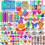 4-8, 150-pack fidget toys bulk for kids 8-12, classroom treasure box toys and stocking stuffers