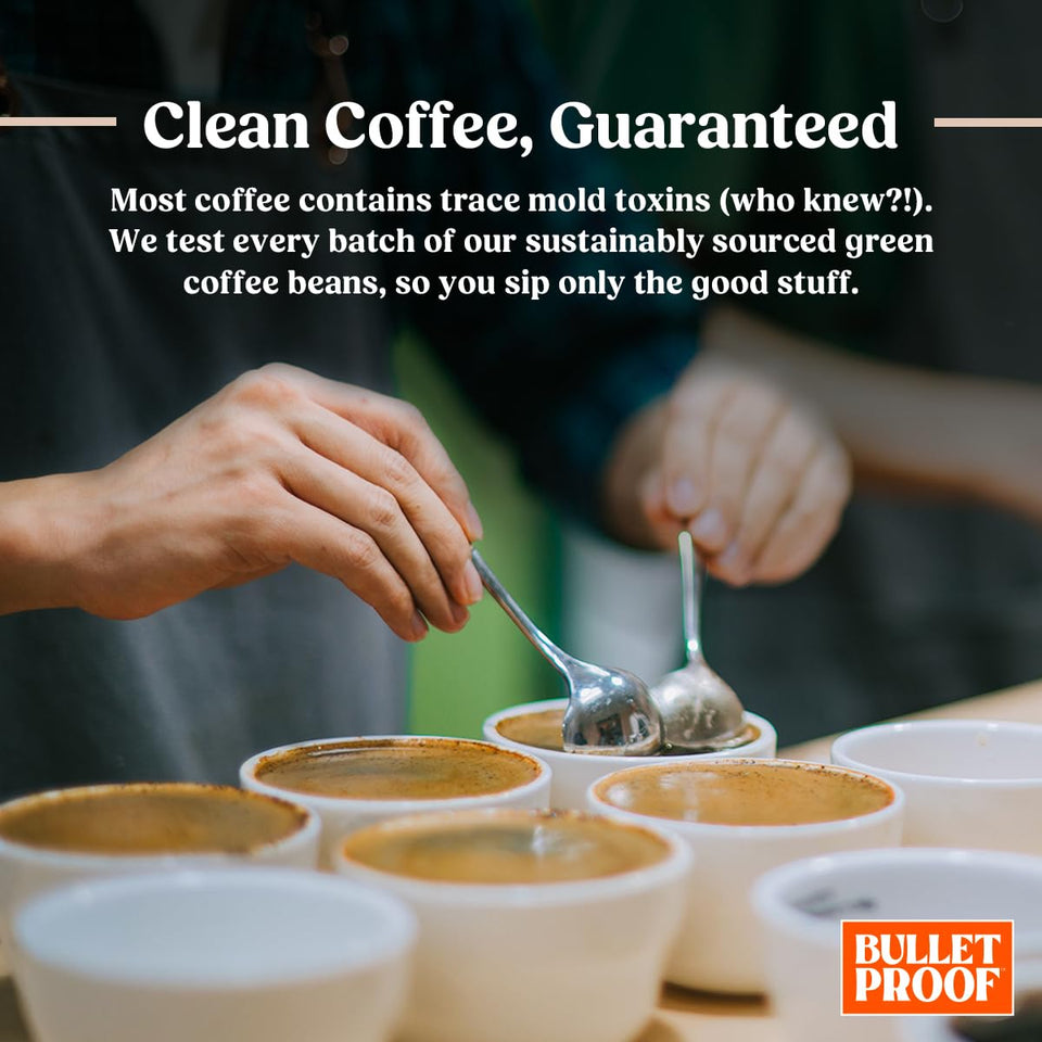 Bulletproof original medium roast 100% Arabica ground coffee 12 oz clean coffee tested