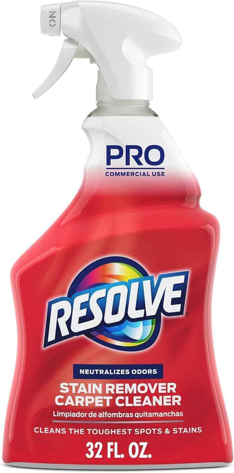 Resolve Professional Strength Carpet Spot & Stain Remover, 32 Fl Oz, Pack of 1