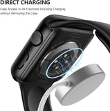 Misxi tempered glass case for Apple Watch Series 7 (2021) 46mm and Series 6 watch