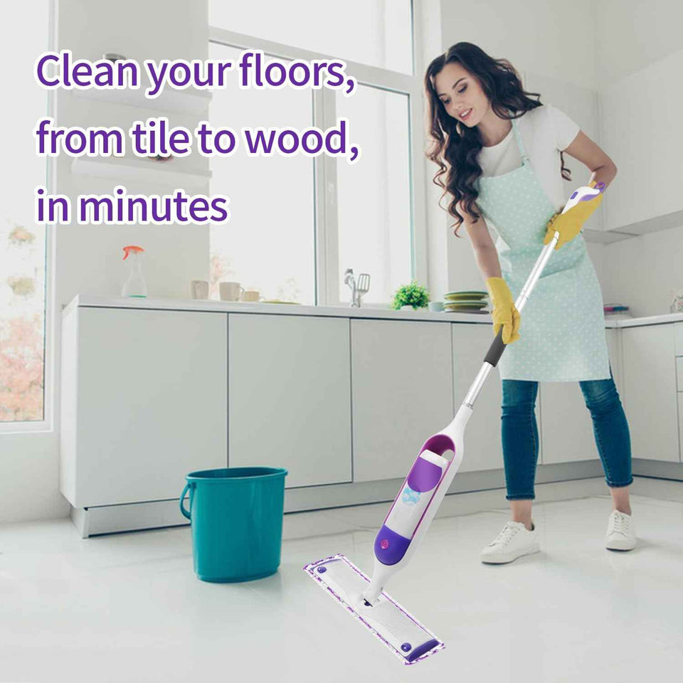10 Pack Disposable Power Mop Pads for Swiffer Power Mop Pads, Compatible with Swiffer Power Mop Refills, Unscented Spray Replacement Floor Cleaning Refills for urface/Hardwood Floor Cleaning