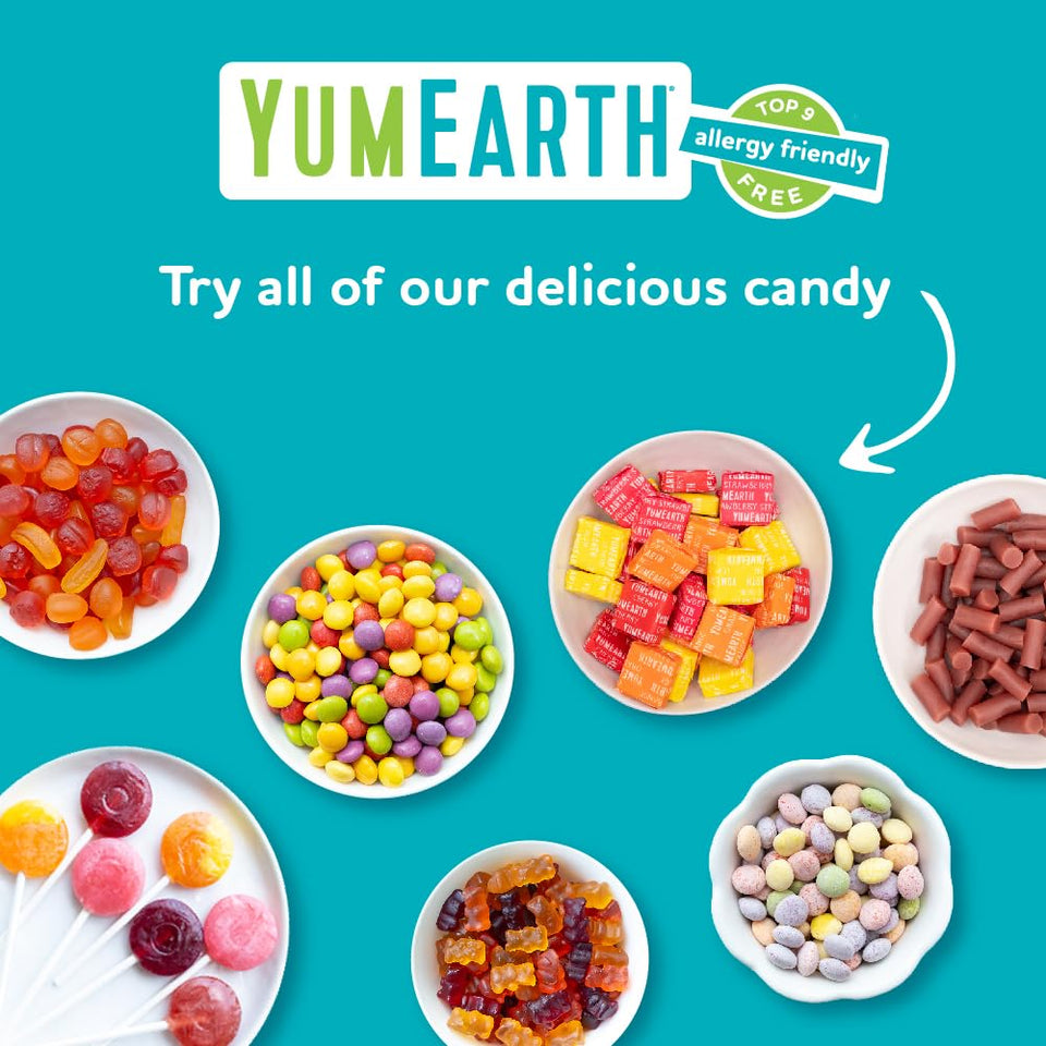 yumearth organic vitamin c pops variety pack, 40 assorted fruit flavors, allergy friendly, gluten free, non-gmo, vegan