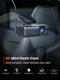 Galphi-Q2 4K Mini Dash Cam with 5G WiFi, 64GB Card, Super Night Vision, Loop Recording