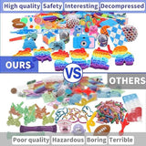 1000 Pcs Party Favors for Kids, Fidget Toys Bulk, Birthday Gift Toys, Fidgets Stocking Stuffers, Treasure Box Party, Goodie Bag Carnival Prizes, Pinata Filler Stuffers Classroom