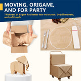 PerkHomy Brown Kraft Paper Roll 17.5" x 1,200" (100') for Gift Wrapping Bulletin Board Craft Art Bouquet Flower Packing Valentines Easel Moving Shipping Floor Poster Covering Table 70GSM 50LB