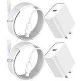 20w lightning iphone charger, extra long 10ft 2pack usb c to lightning cable for iphone 14 pro max and more