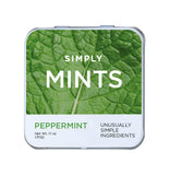 Simply Mints Natural Peppermint Breath Mints, 6 pack with 180 pieces, made with real peppermint oil and no artificial ingredients