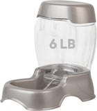 petmate pet cafe feeder dog and cat feeder, 3 sizes, made in usa, pearlescent colors