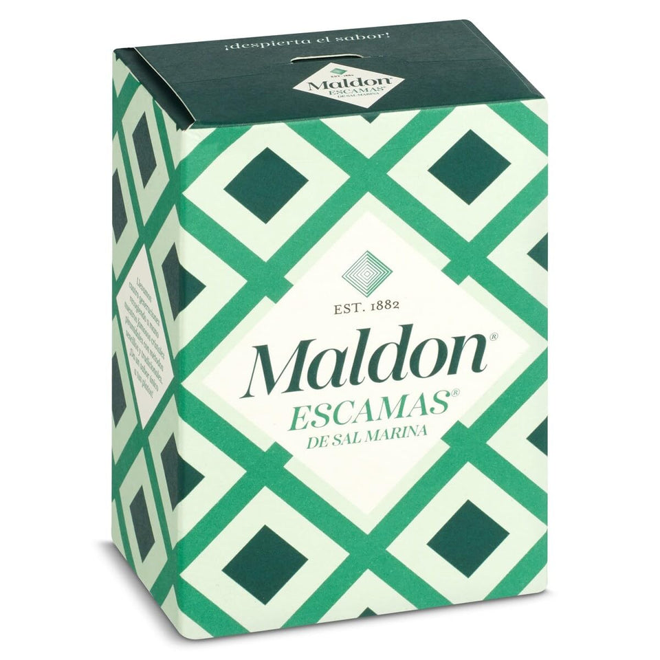 Maldon artisanal sea salt flakes, 125g, non-iodized, fine texture