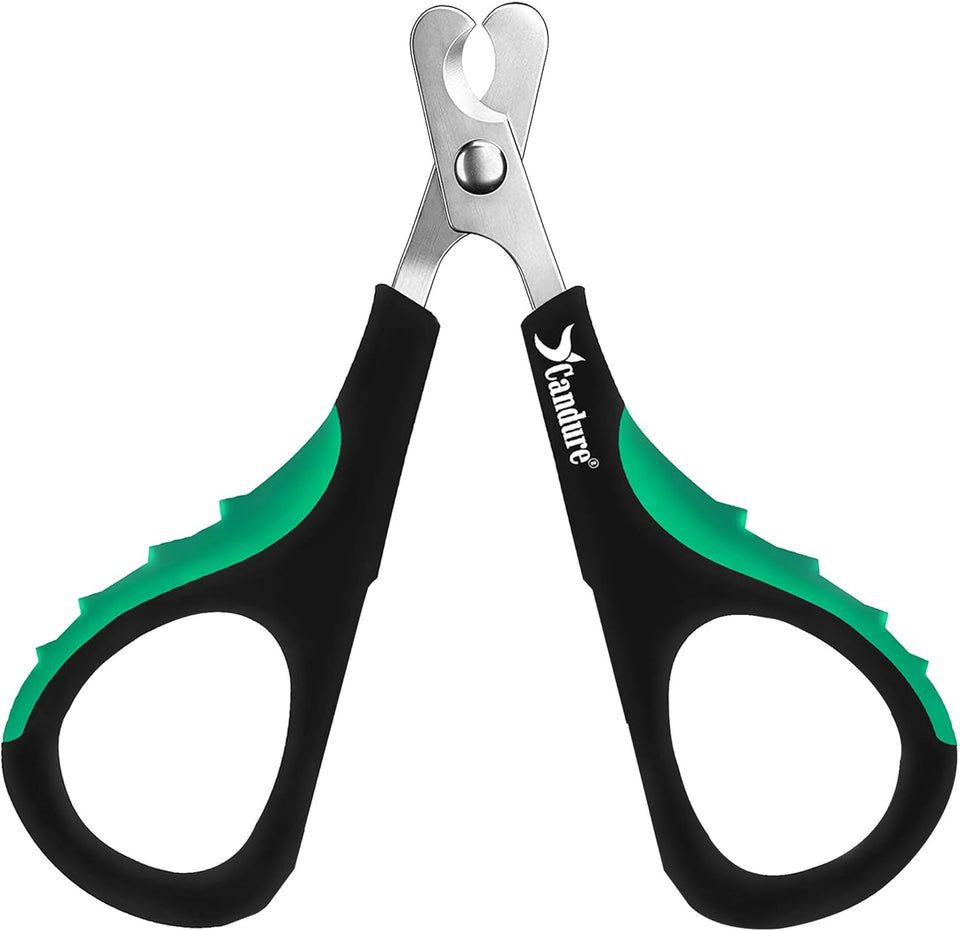 candure dog nail clippers and trimmer with safety guard for small medium-large breeds pet nail clipper