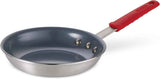 Tramontina Professional 10-Inch Non Stick Frying Pan, Heavy-Gauge Aluminum Skillet with Reinforced Nonstick Coating, Red Handle, Dishwasher and Oven Safe