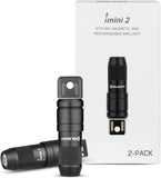 OLIGHT IMINI 2 EDC Rechargeable Keychain Flashlight, 50 Lumens Compact and Portable Mini LED Keyring Lights with Built-in Battery Ideal for Everyday Carry and Emergencies (Black)