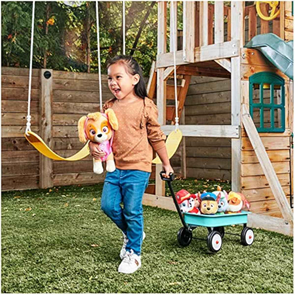 gund official paw patrol chase plush toy, 6, signature police officer uniform, ages 1 and up, 6 inches, may vary