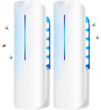 Flying Insect Trap Plug in Mosquito Bug Zapper Indoor Gnat Moth Catcher with 9W Night UV Light, 10 Sticky Glue Board Refills for Home Office