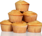 Caperci Natural Cupcake Liners 500 Count, Grease-Proof, Food-Grade Baking Cups for Cupcakes and Muffins